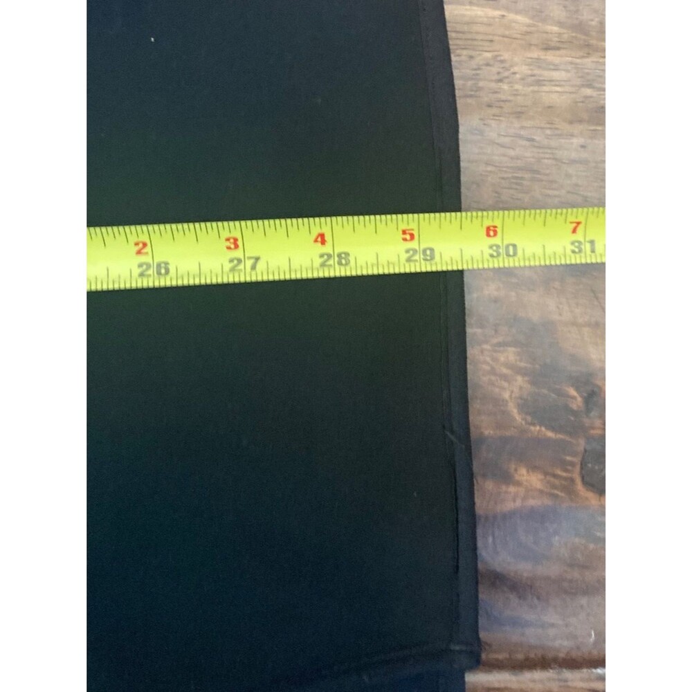 SPANX Drape Front Jacket Black Faux Leather Small Snap Layering - Picture 8 of 10
